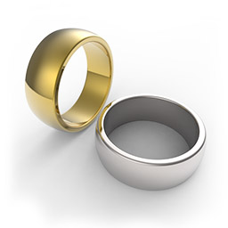 Embossed ring